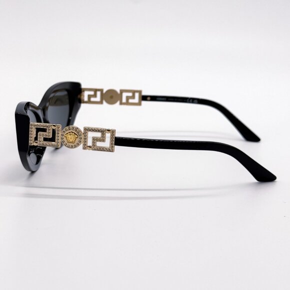 NEW VERSACE VE4470B GB1/87 WOMEN CAT EYE SUNGLASSES  MOD 4470B GB1/87 BLACK main image 6